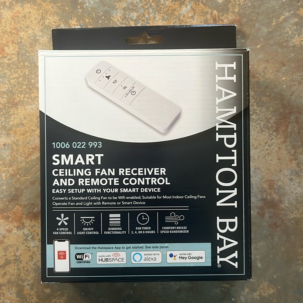 Hampton Bay SMART Ceiling Fan Receiver/Remote Control